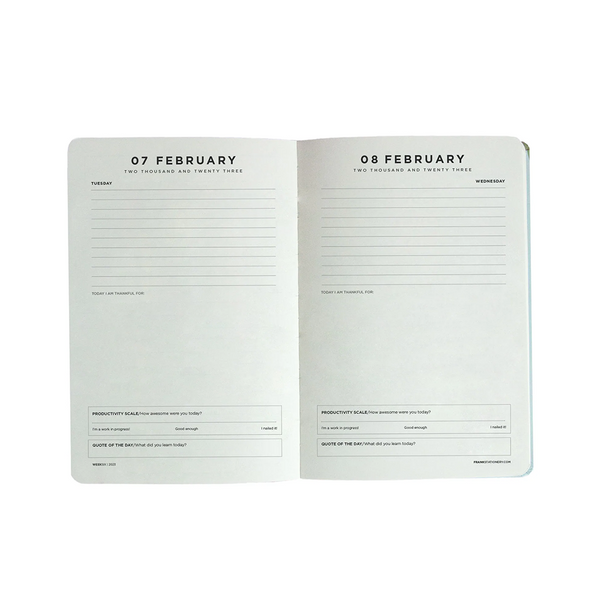 Frank Stationery 2023 Planner Daily Forest