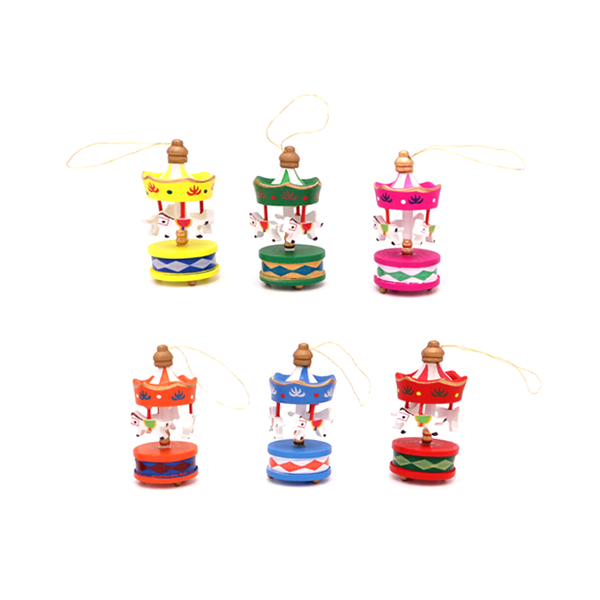 Wooden Carousel Decoration