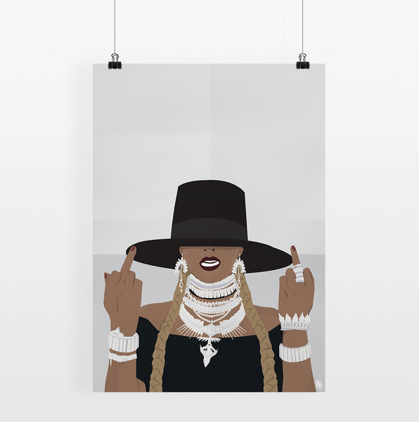 eminentd A2 Pop Culture Poster Bey Fingers