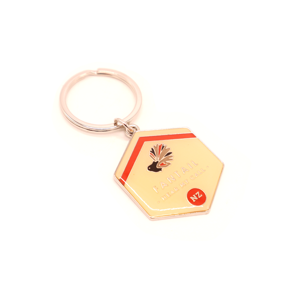 Toodles Noodles Enamel Keyring Fantail