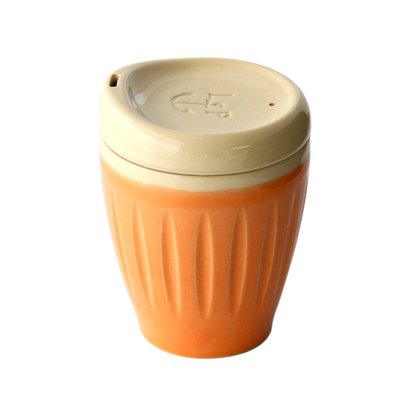 Lyttelton Pottery Deksel Reuseable Cup Orange