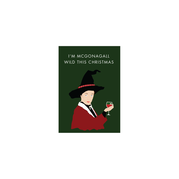 eminentd Mini Christmas Card Pop Culture McGonagall