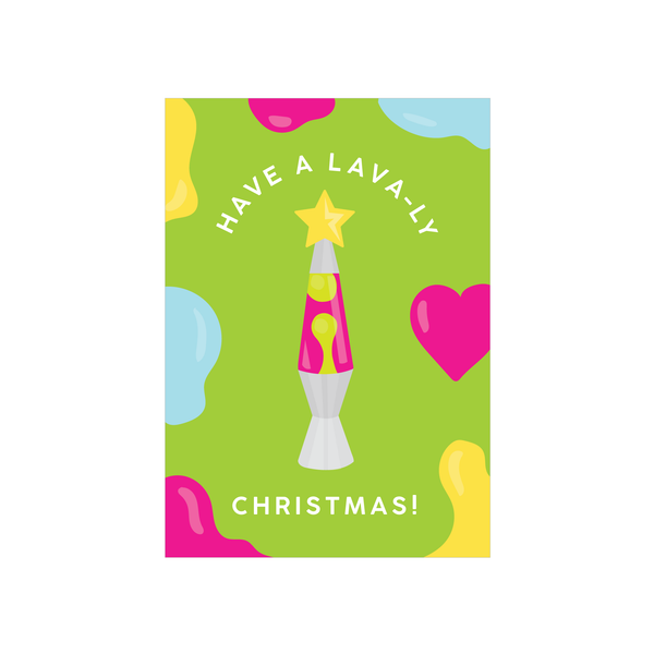eminentd Pop Fun Christmas Card Lava