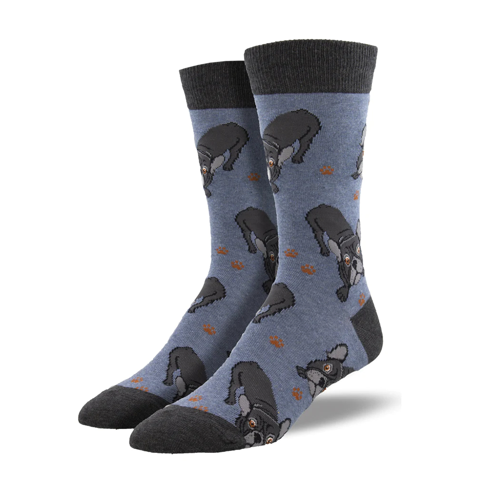 Socksmith Socks Men's Frenchie Fellowship Blue