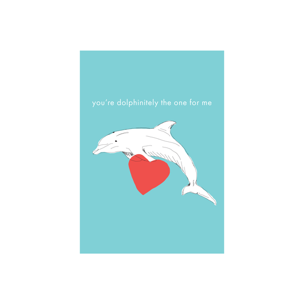 eminentd Animal Pun Card Dolphin