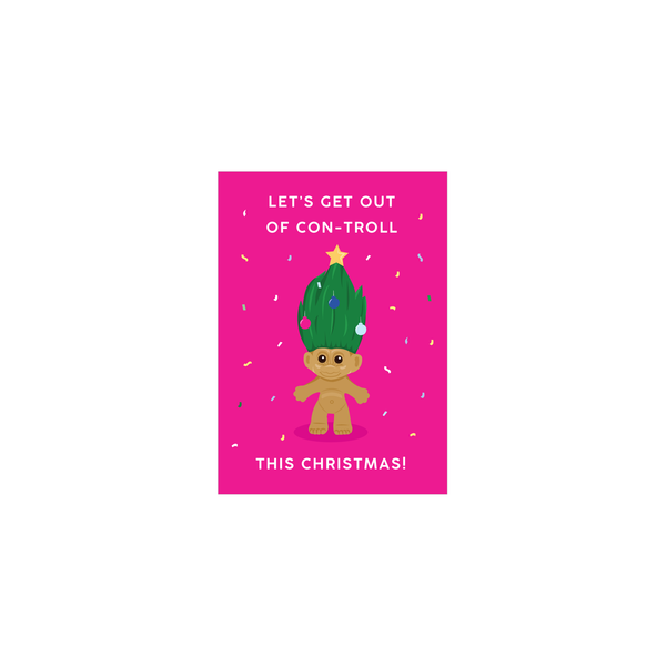 eminentd Mini Christmas Card Pop Fun Card Troll