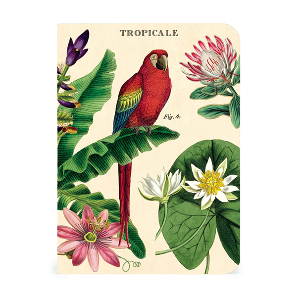 Cavallini Mini Notebook Tropicale Grid