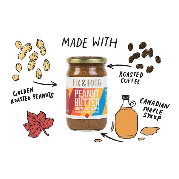 Fix & Fogg Peanut Butter Coffee Maple 275g