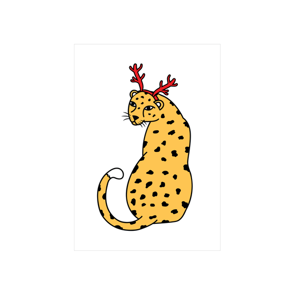 eminentd Talula Christmas Card Leopard