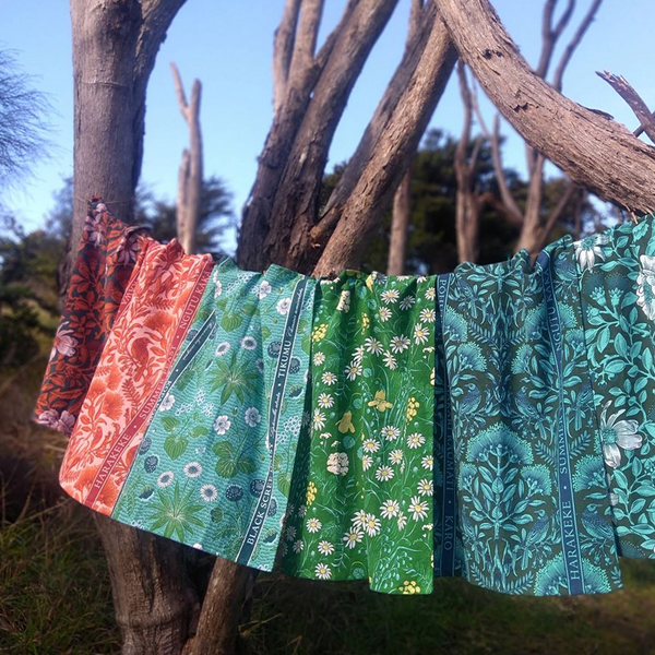 Raumati Tea Towel Turquoise