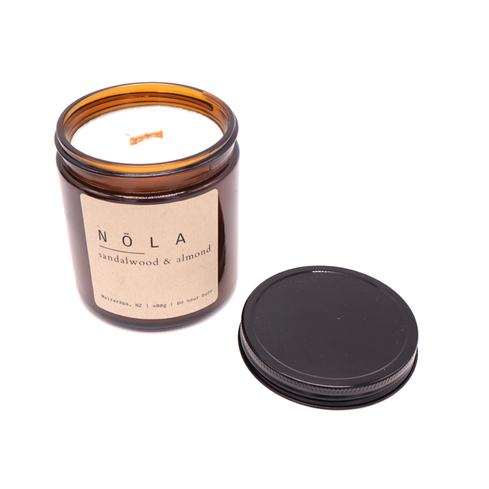 Nola Candle 400g Sandalwood and Almond