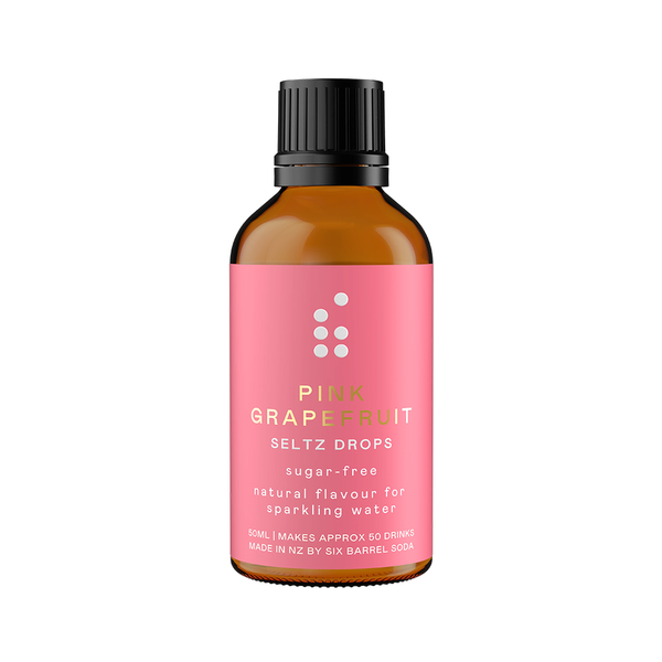 Six Barrel Soda Seltz Drops 50ml Pink Grapefruit