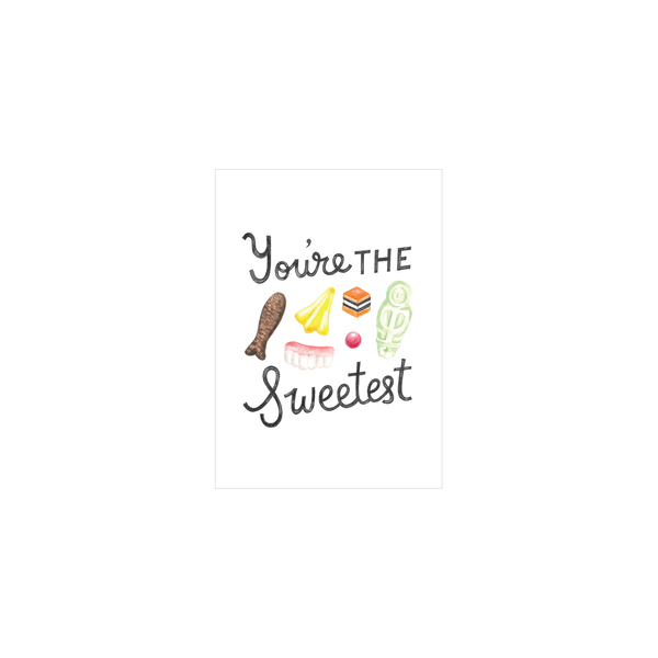 Steer Illustrations X eminentd Mini Card The Sweetest