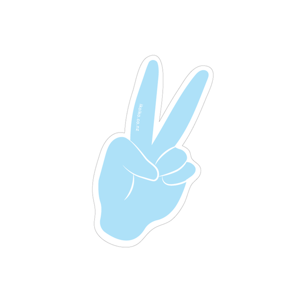 eminentd Fun Size Sticker Peace Fingers