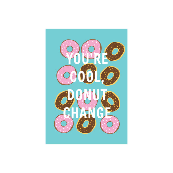 eminentd Pun Card Donut Change