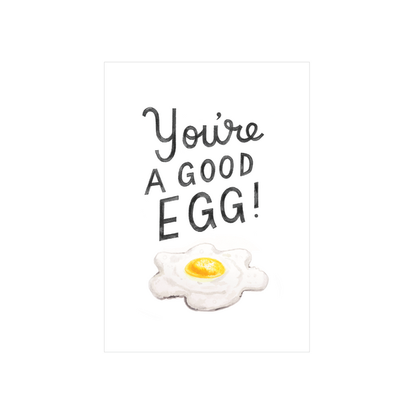 Steer Illustrations x eminentd Card You're a Good Egg