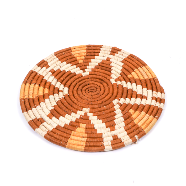 Woven Banana Fibre Placemat Terracotta