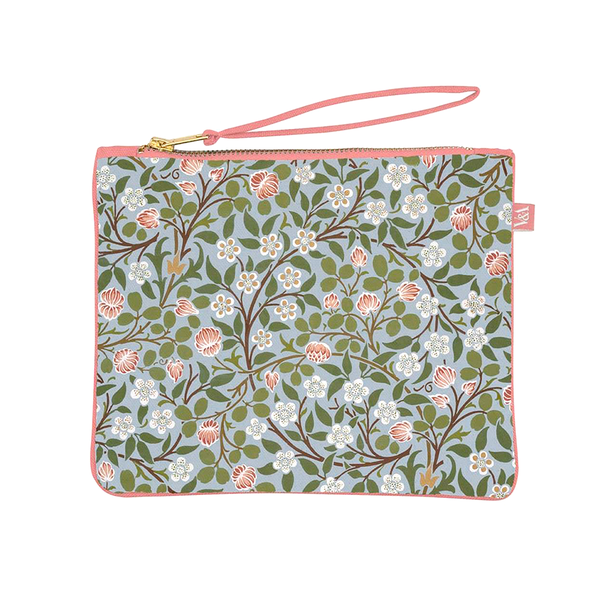 V&A Organic Cotton Canvas Pouch Clover