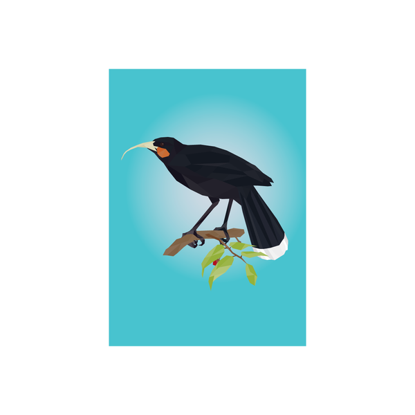 eminentd Geo Bird Card Huia