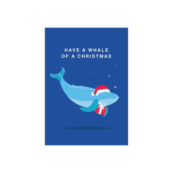 eminentd Christmas Card Whale Christmas