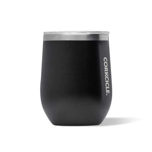 Corkcicle Classic Stemless 12oz 355ml Matte Black