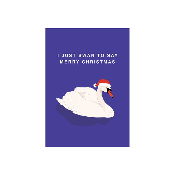 eminentd Christmas Card Swan To Say