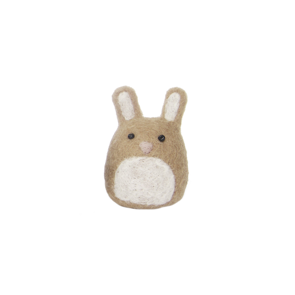 En Gry & Sif Fair Trade Felt Christmas Decoration Rabbit Friend Ball