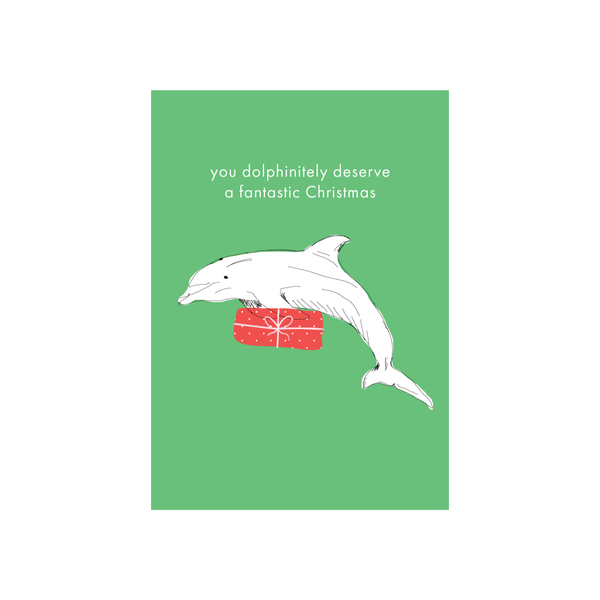 eminentd Christmas Card Dolphin