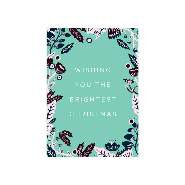 eminentd Christmas Card Floral Bright