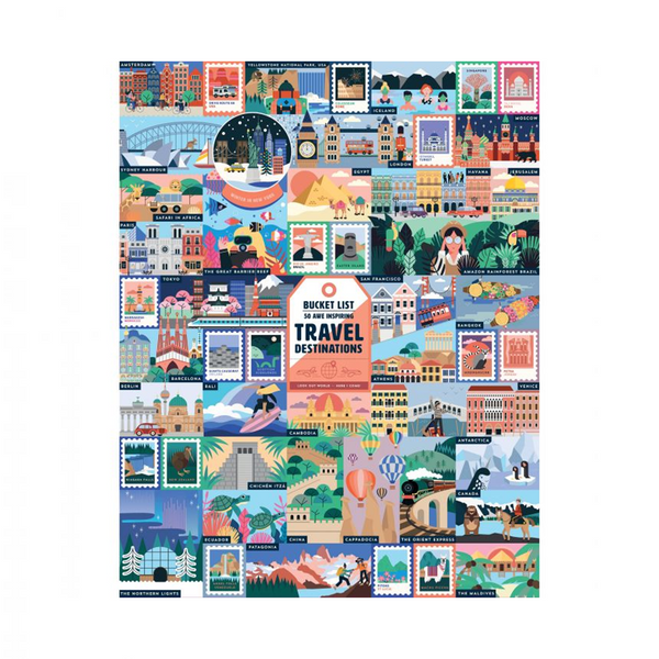 Ridley's Bucket List 1000 Piece Jigsaw Puzzle Travel Mood