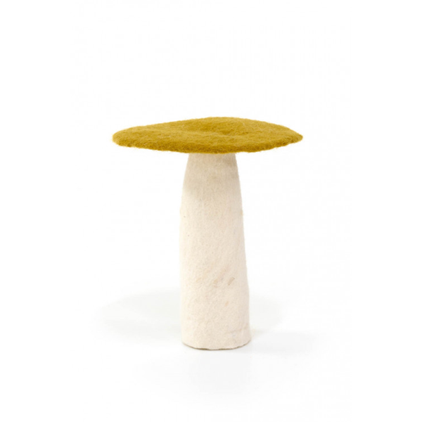 Muskhane 100% Felt Mushroom Flat Extra Large Pistachio