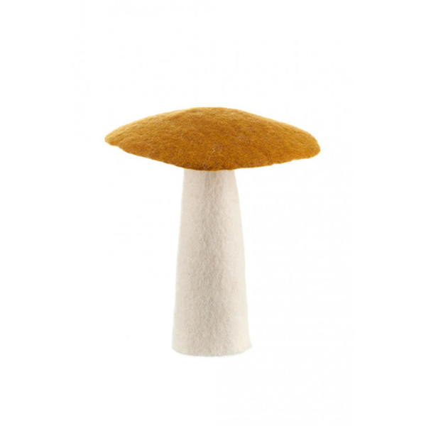 Muskhane 100% Felt Mushroom Flat Extra Large Gold