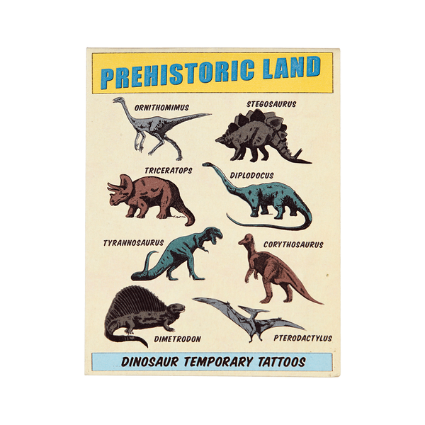 Prehistoric Land Temporary Tattoos