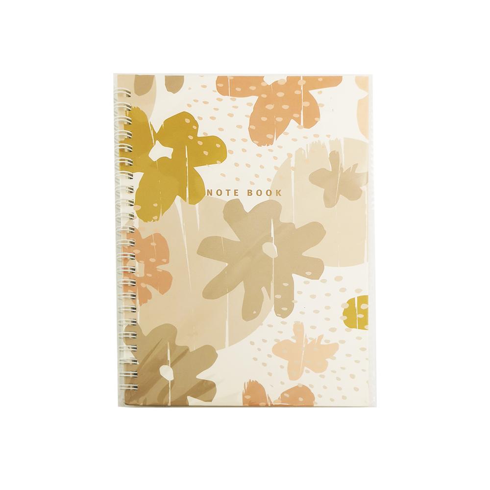 Spiral Notebook Spotty Spring Flowers