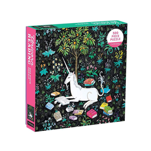 Mudpuppy 500 Piece Puzzle Unicorn Reading