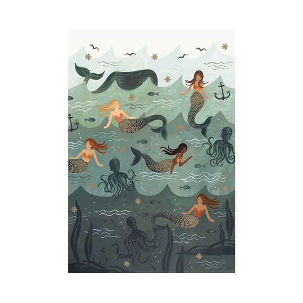 Rifle Paper Co Mermaid Poster