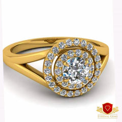 18 carat gold ring from eternal gems