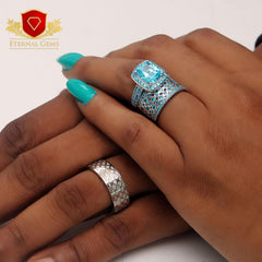 Sterling silver ring from eternal gems
