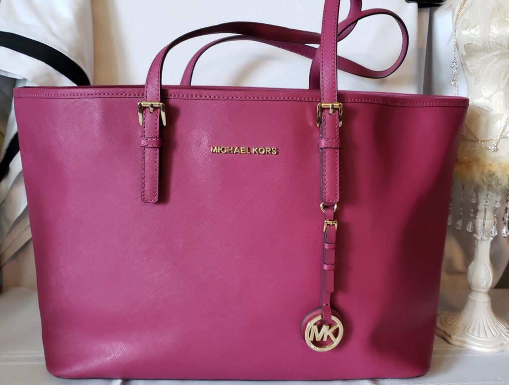 mauve michael kors purse