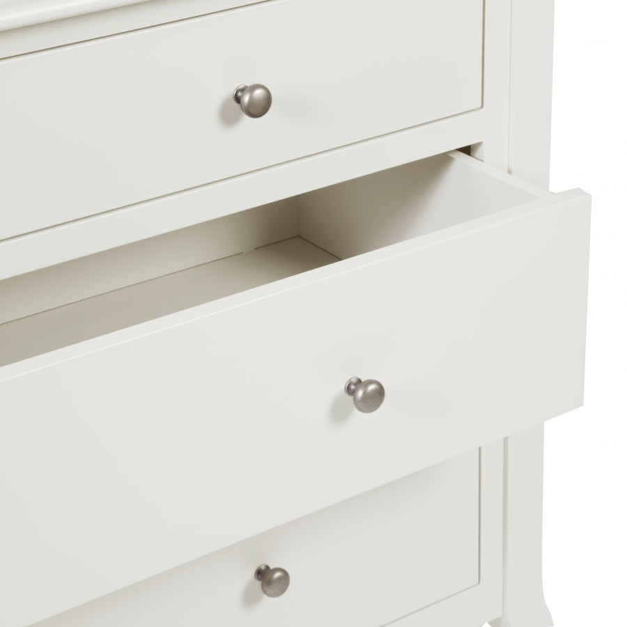 Rosalind Wide Chest with 4 Drawers- Cotton/Dove Grey - Laura Ashley RRP £900 - Trade Secret UK