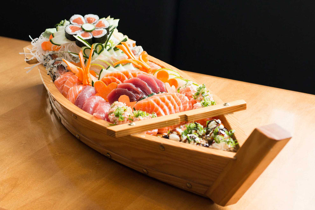 huge sushi boat