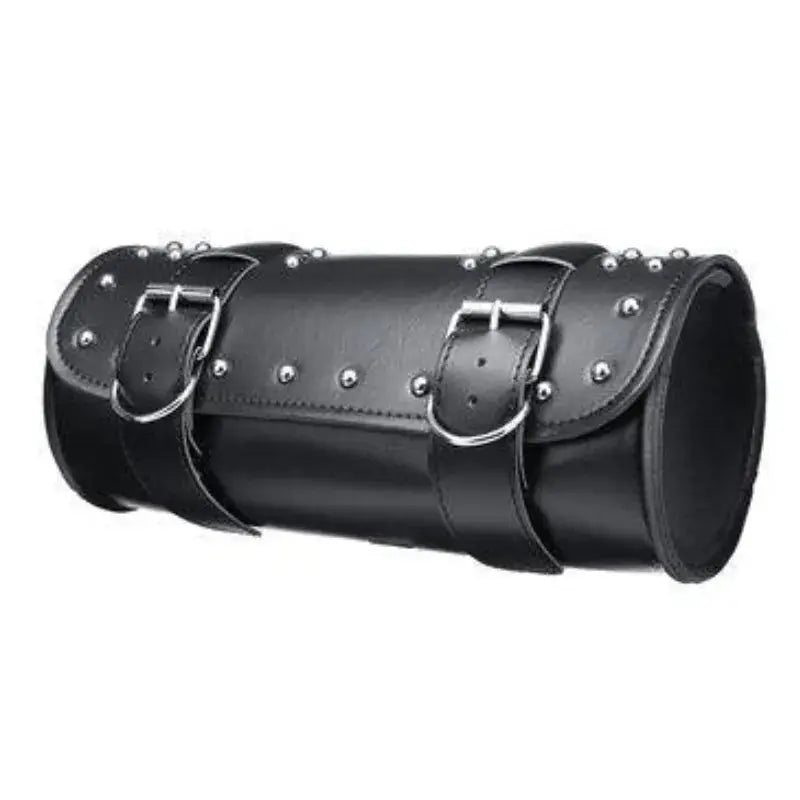 Motorcycle leather bag - Roll Barrel BLACK