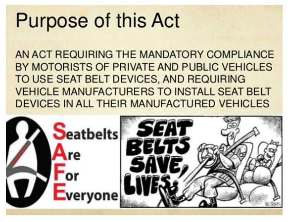 seat belt law philippines