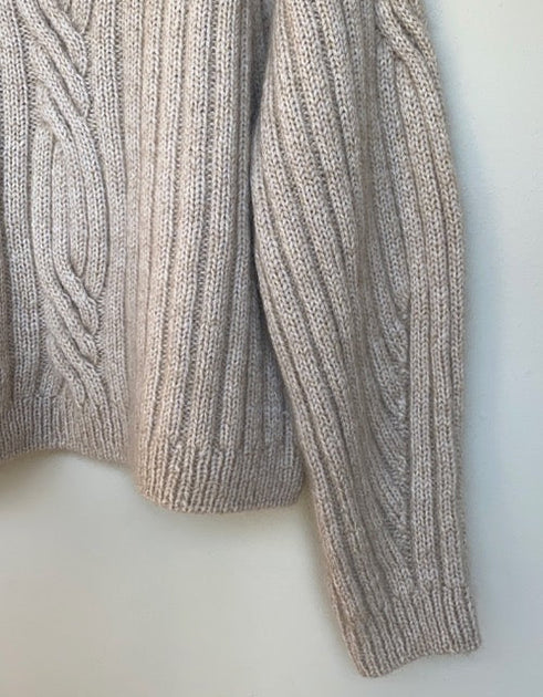 nknit wave pattern mohair KNIT ボルドー ローズ | ejequine.co.uk