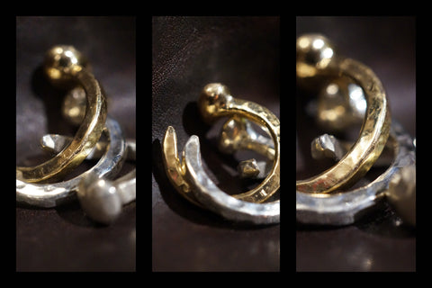 Ring in Nagelform | Silber & Gold |  Nailring |Nail Jewelry | Capulet Schmuck Werkstatt München