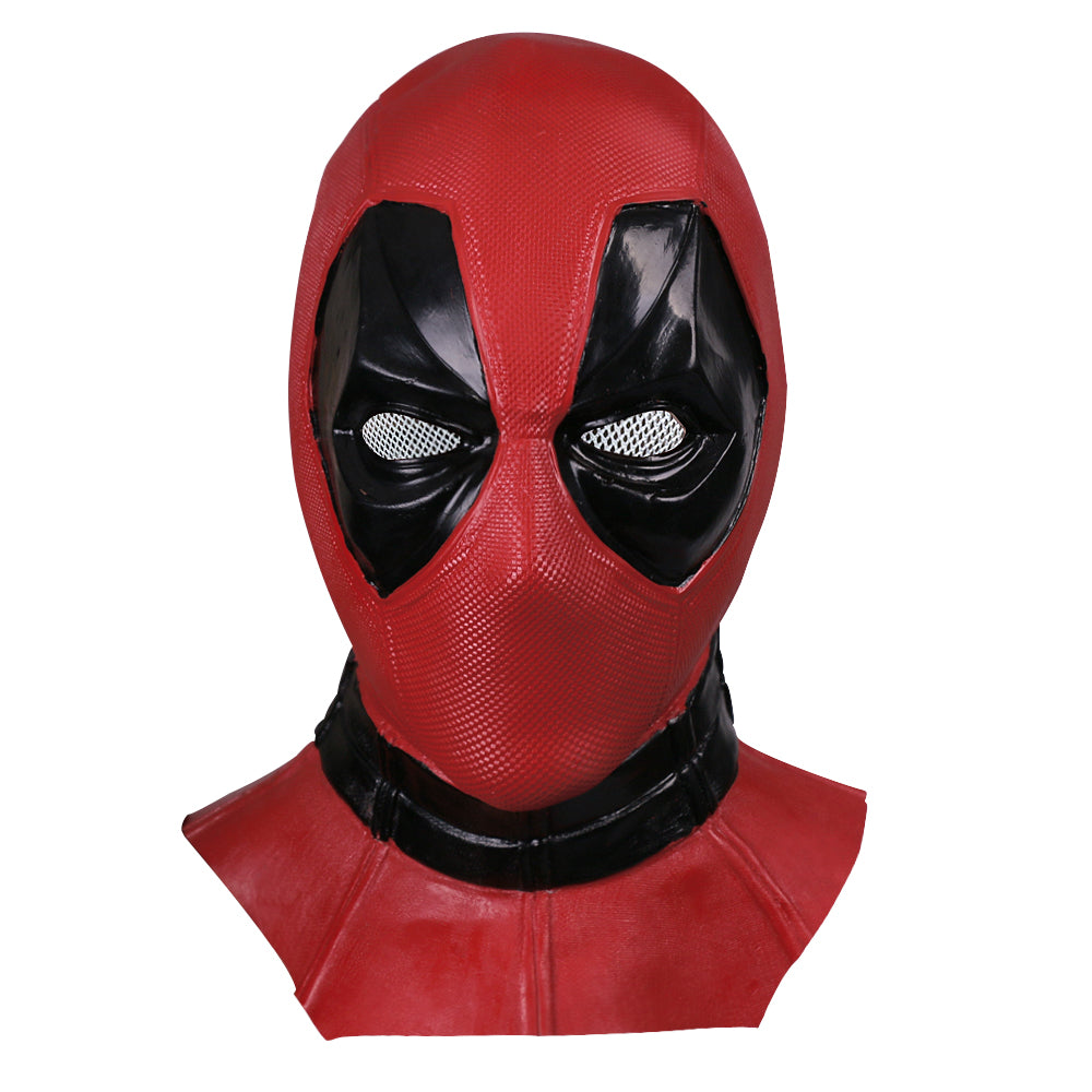 2018 Latex Deluxe Deadpool 2 Mask Cosplay Superhero Deadpool Halloween Mask New 