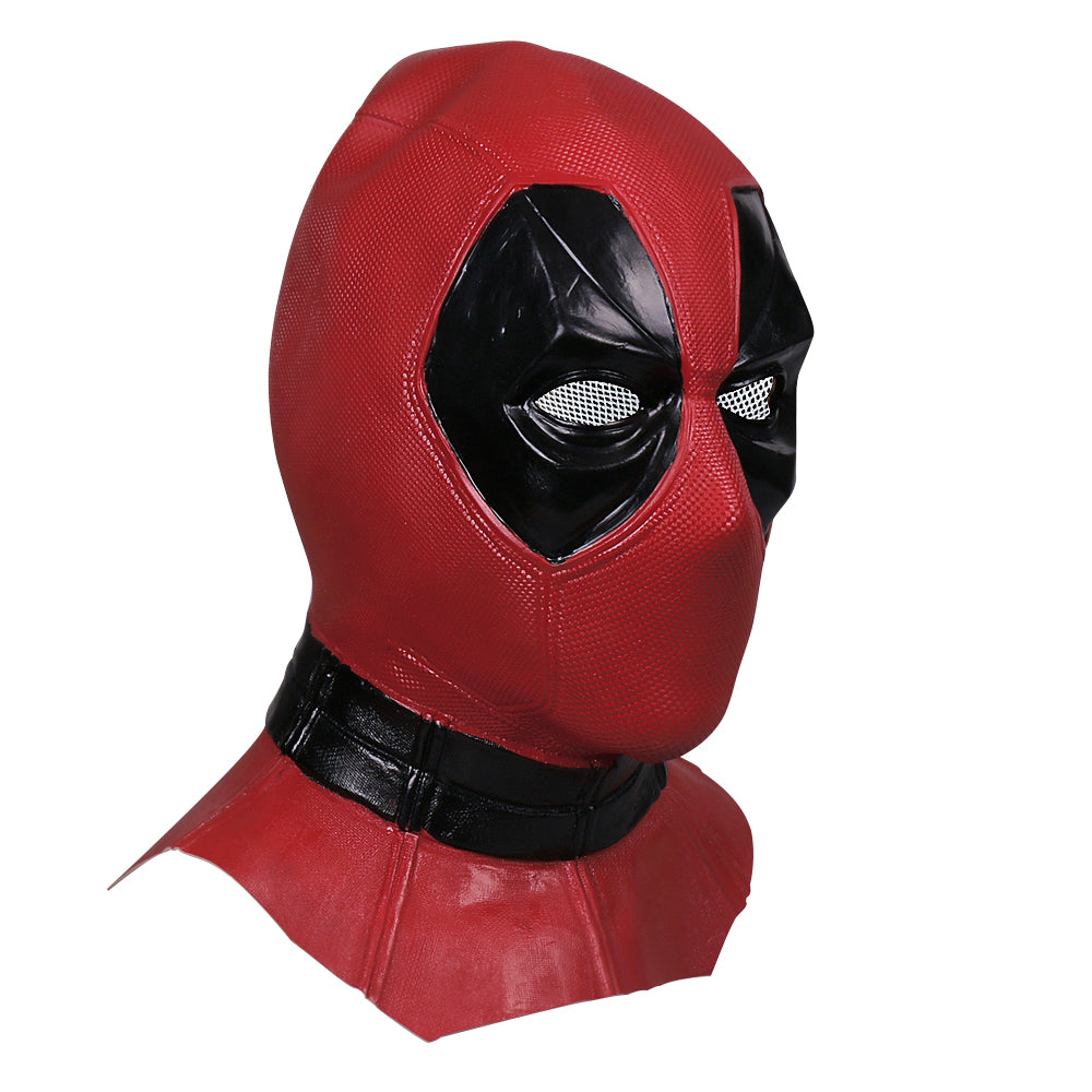 Deadpool Mask Cosplay X-Men Costume Halloween Adult Latex Mask Hood Handmade New 