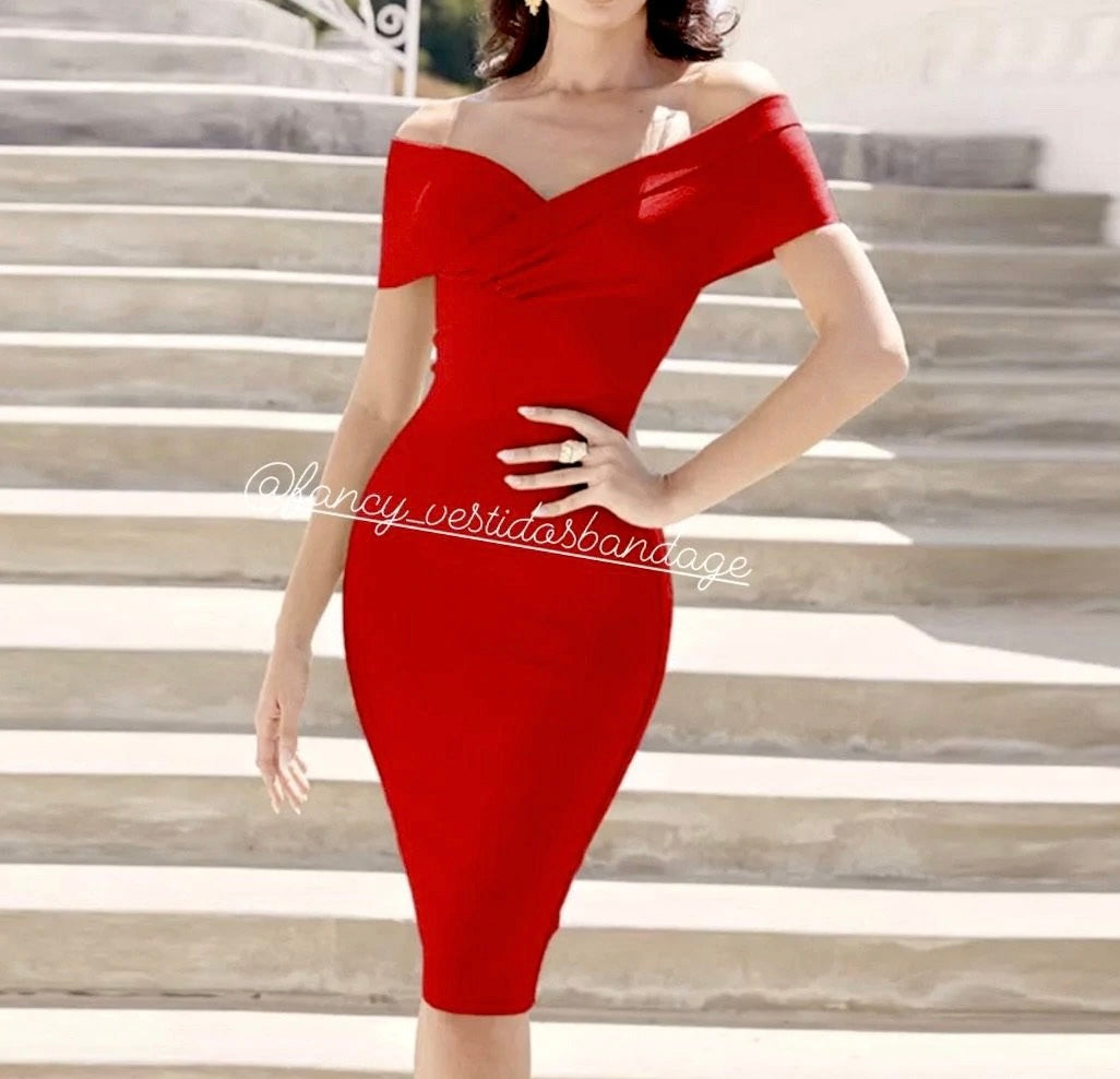 Vestido Bandage Rojo – Fancy Vestidos