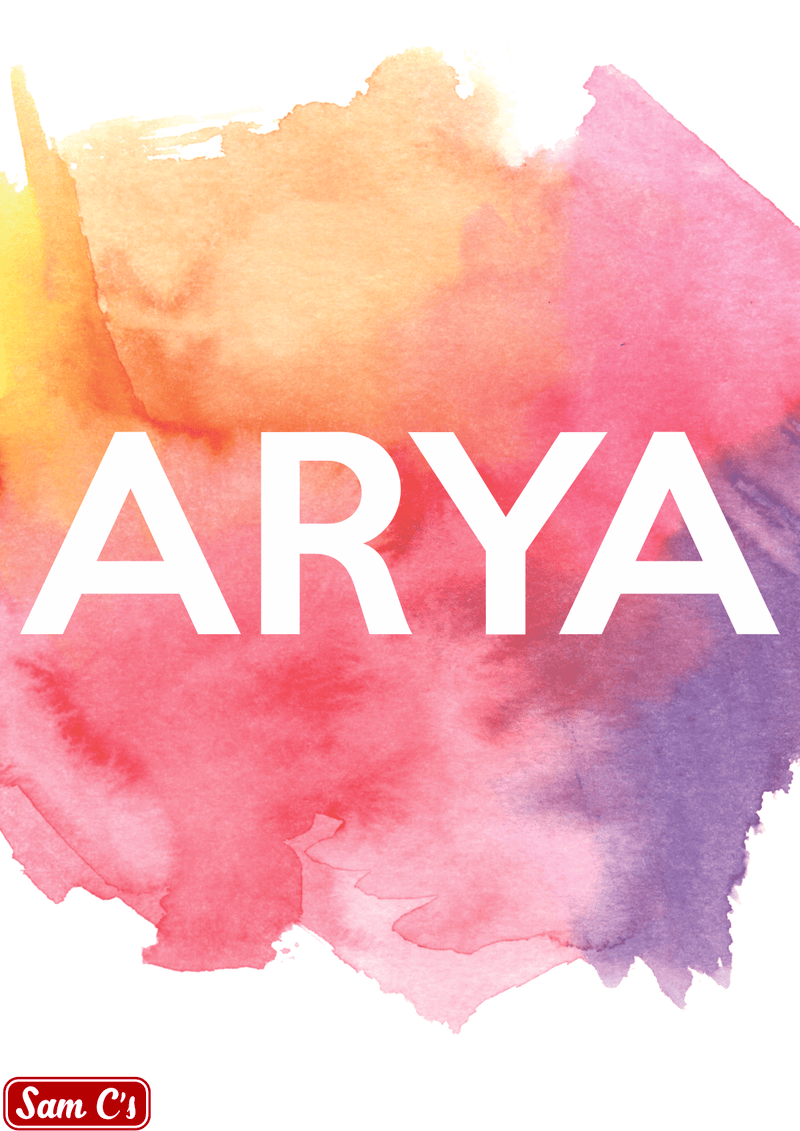 Arya Name Meaning And Origin | Sam C's – samcs