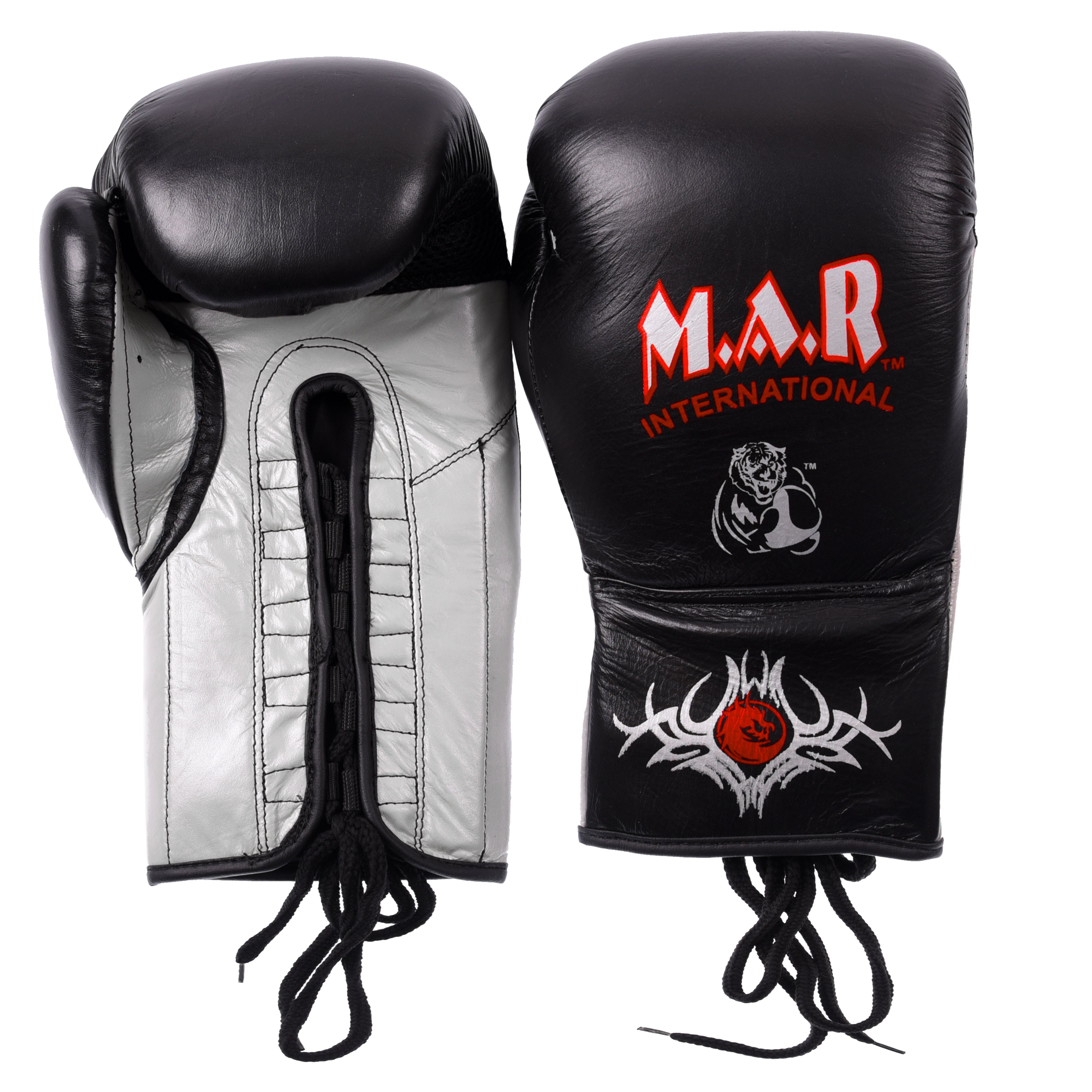 leather kickboxing gloves